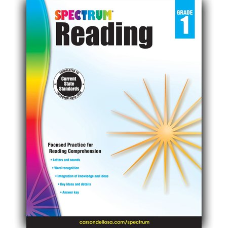 SPECTRUM Reading Workbook, Grade 1, Paperback 704579